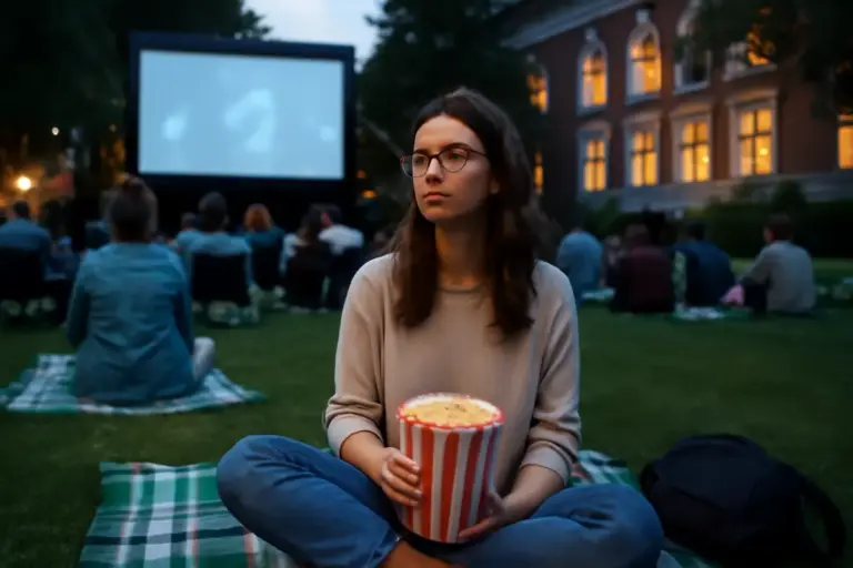 Cinema all’aperto universitari: perché convengono e come goderseli anche se non conosci nessuno