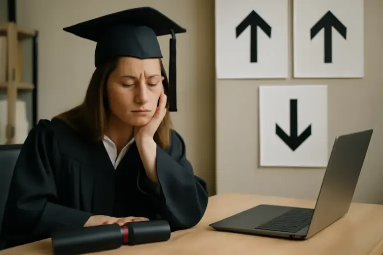 Laurea triennale e sbocchi lavorativi: tre errori che rallentano la tua carriera